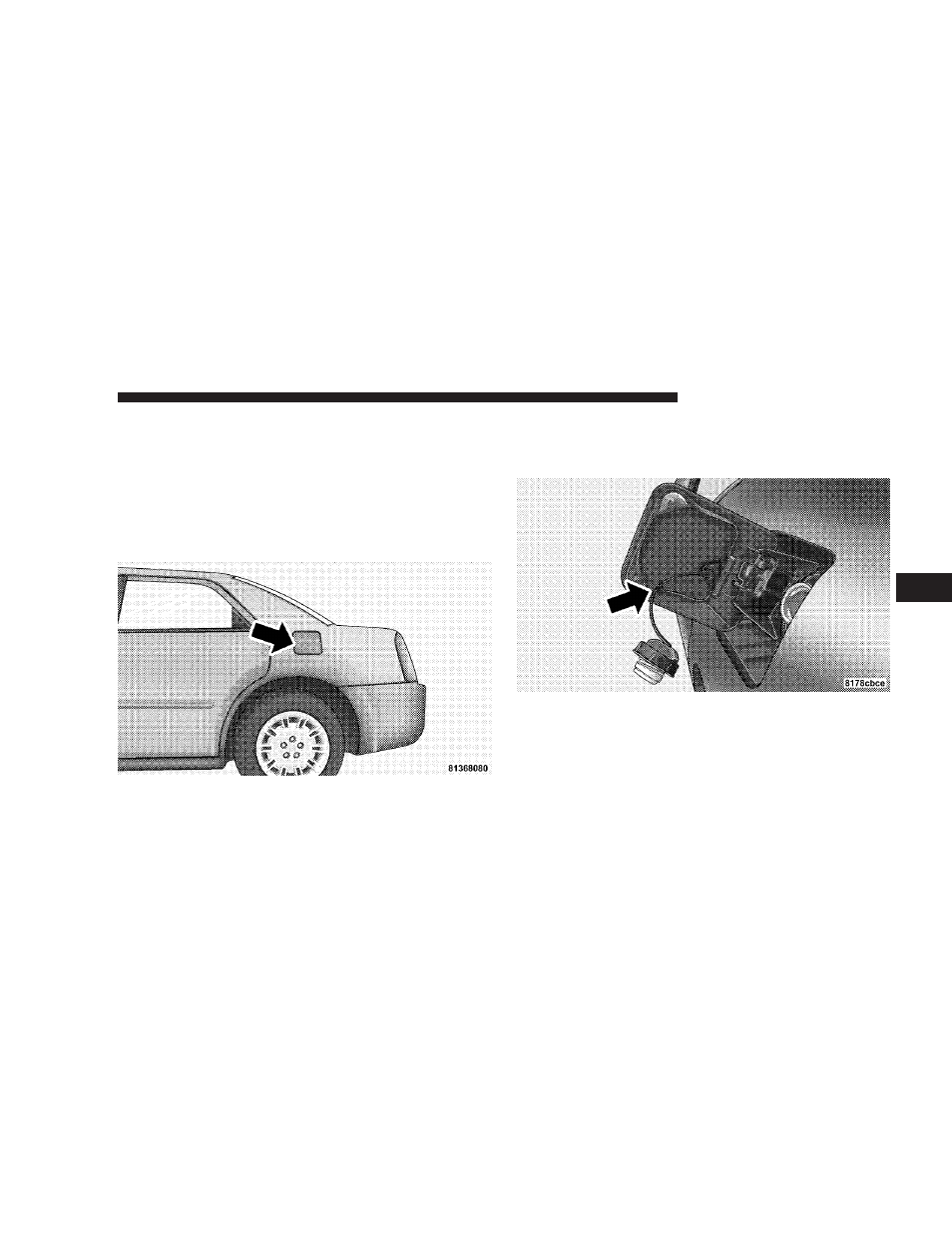 Adding fuel, Fuel filler cap (gas cap) | Chrysler 2007 300 User Manual | Page 293 / 432