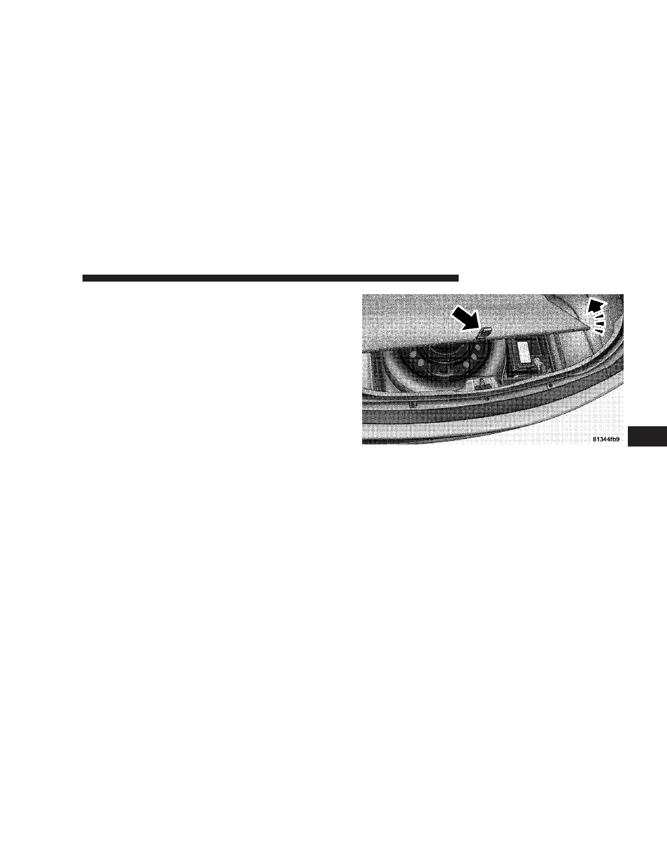 Jack location/spare tire stowage | Chrysler 2007 300 User Manual | Page 315 / 432