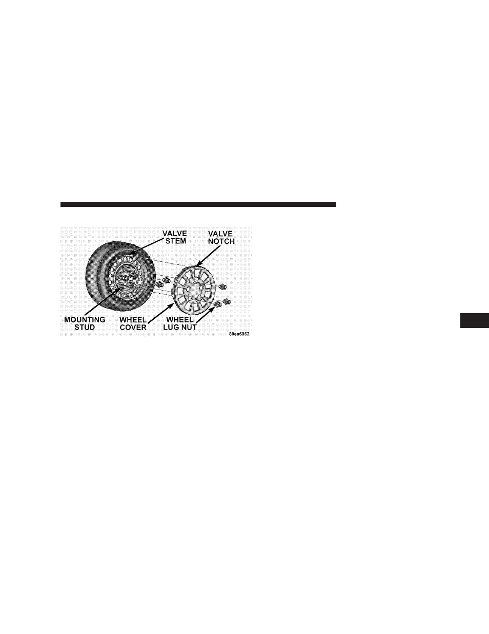 Wheel cover installation (if required) | Chrysler 2007 300 User Manual | Page 321 / 432