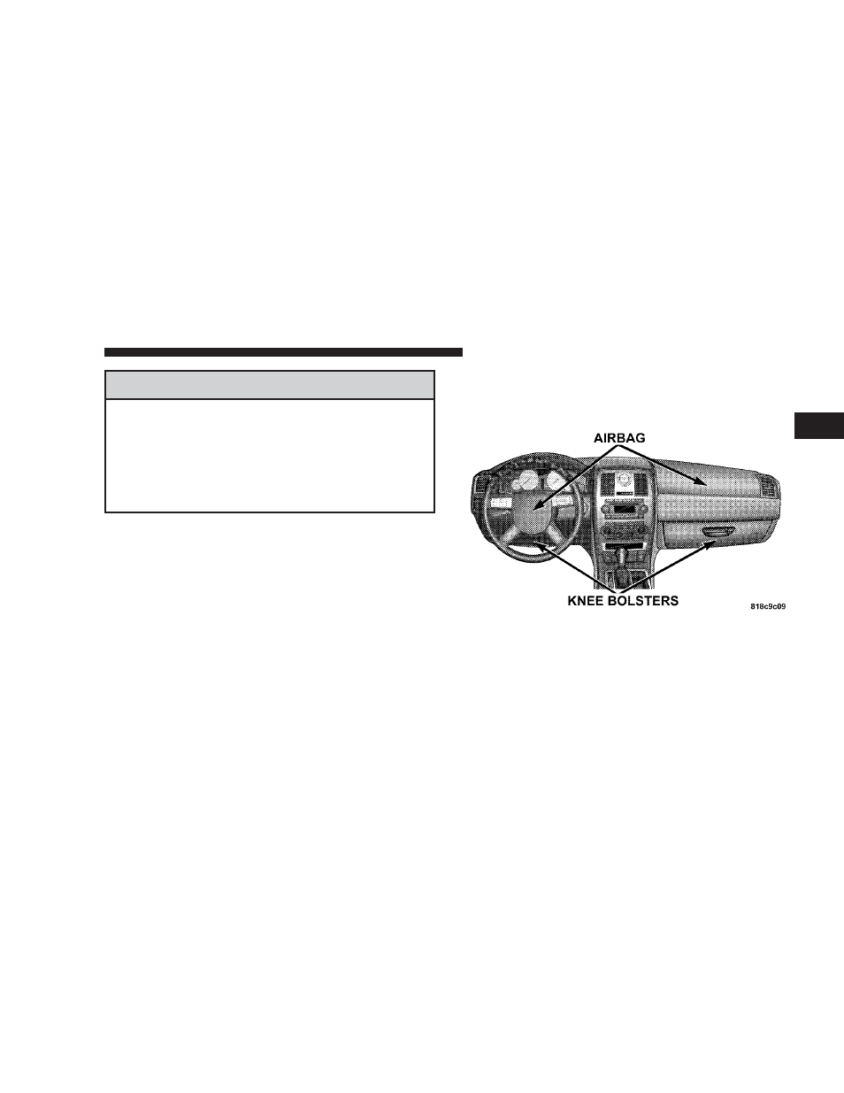 Driver and front passenger supplemental, Restraint system (srs) - airbag | Chrysler 2007 300 User Manual | Page 41 / 432