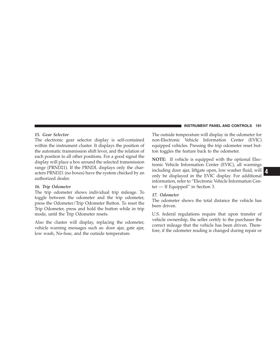 Chrysler 2007 Aspen User Manual | Page 191 / 472