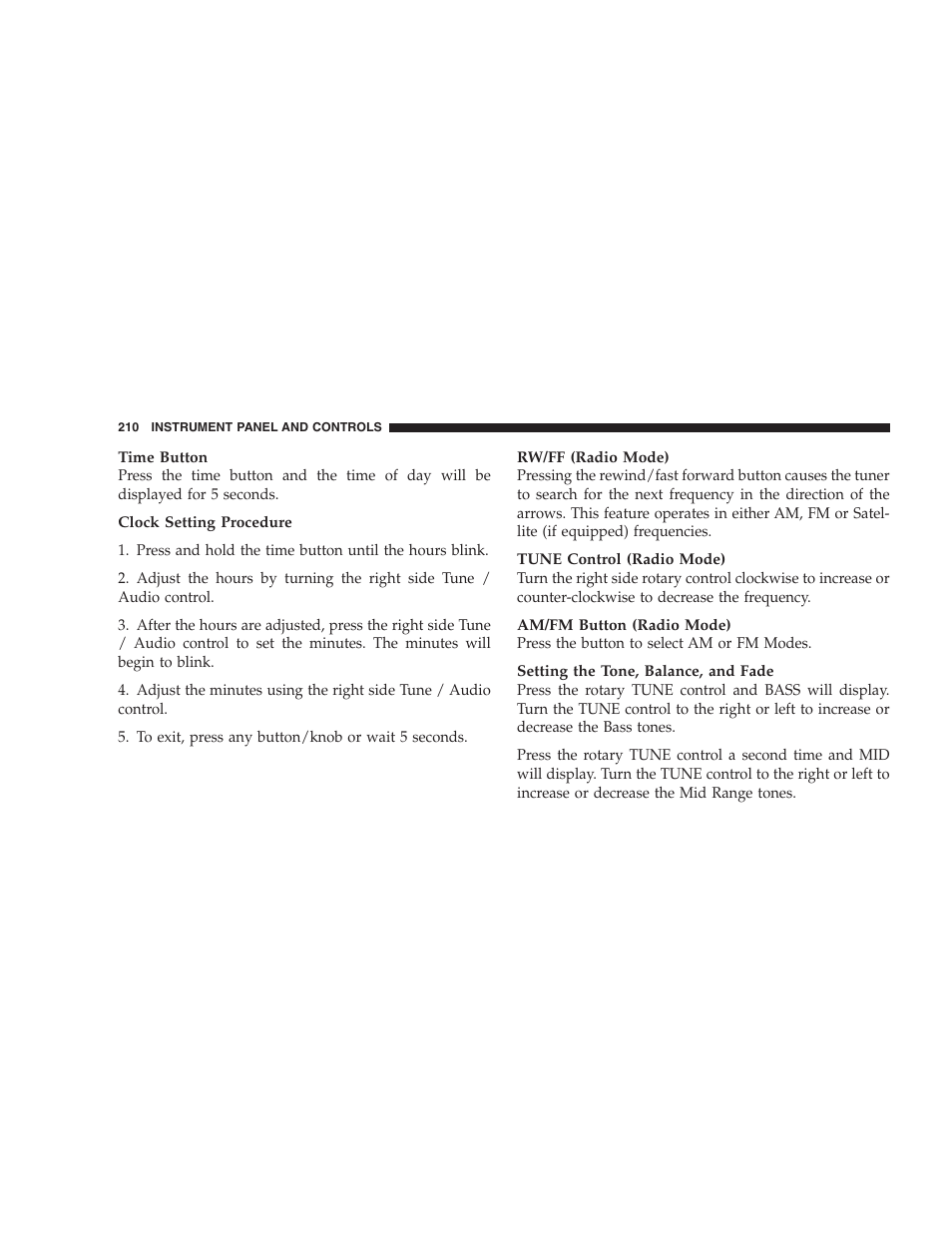 Chrysler 2007 Aspen User Manual | Page 210 / 472