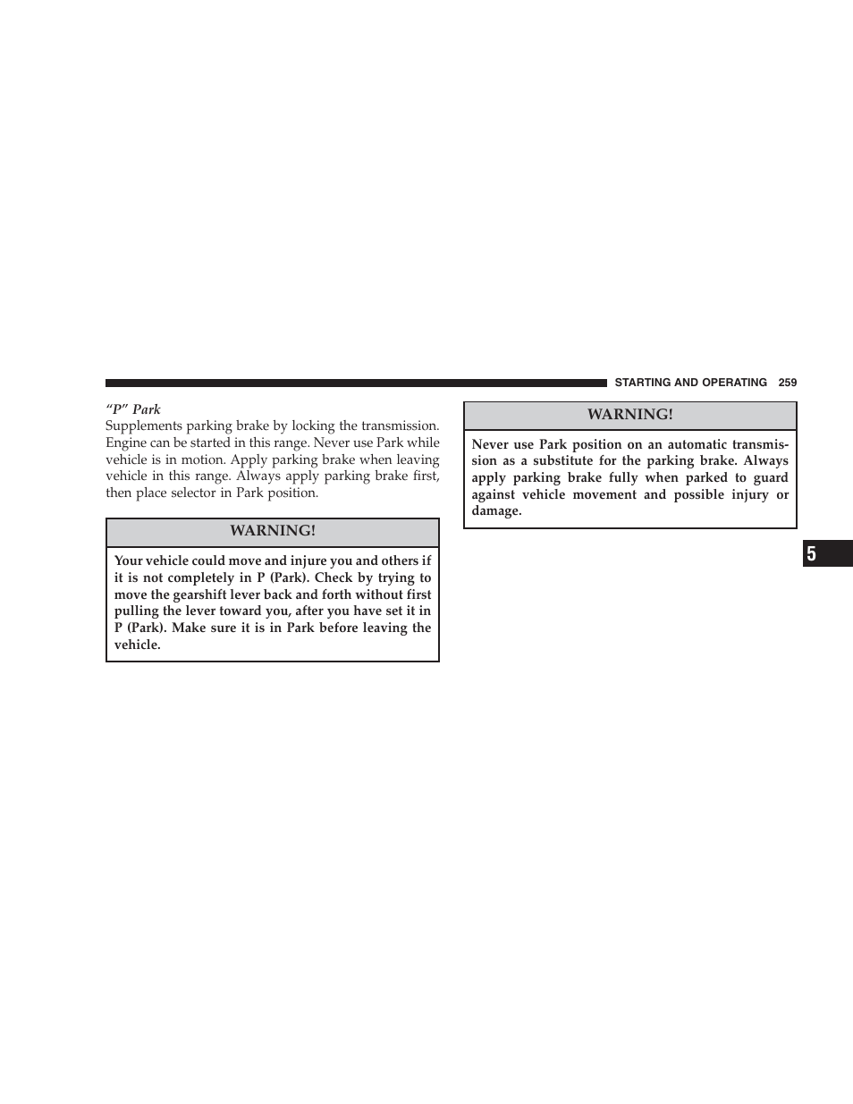 Chrysler 2007 Aspen User Manual | Page 259 / 472