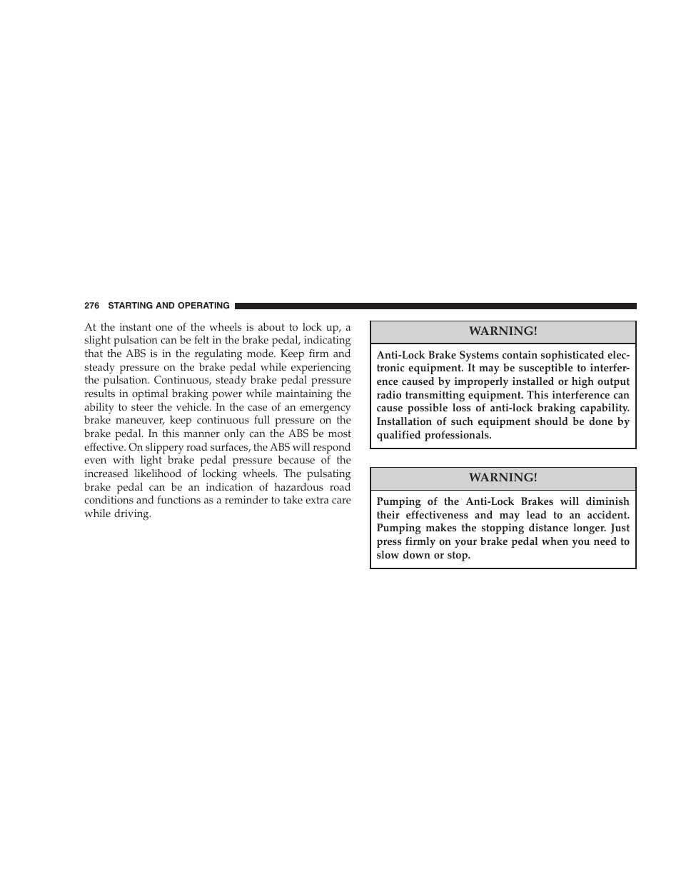 Chrysler 2007 Aspen User Manual | Page 276 / 472
