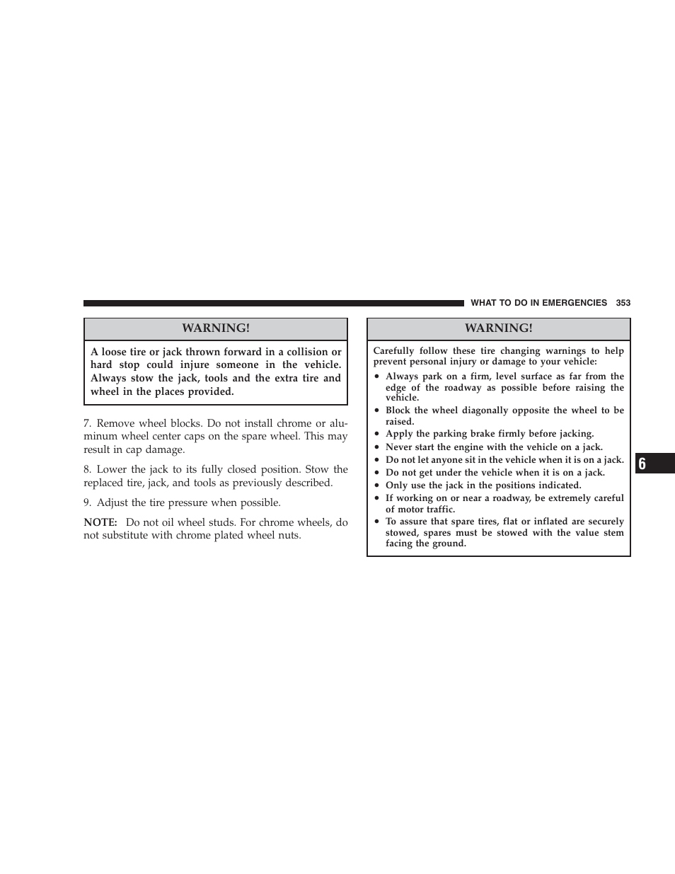 Chrysler 2007 Aspen User Manual | Page 353 / 472
