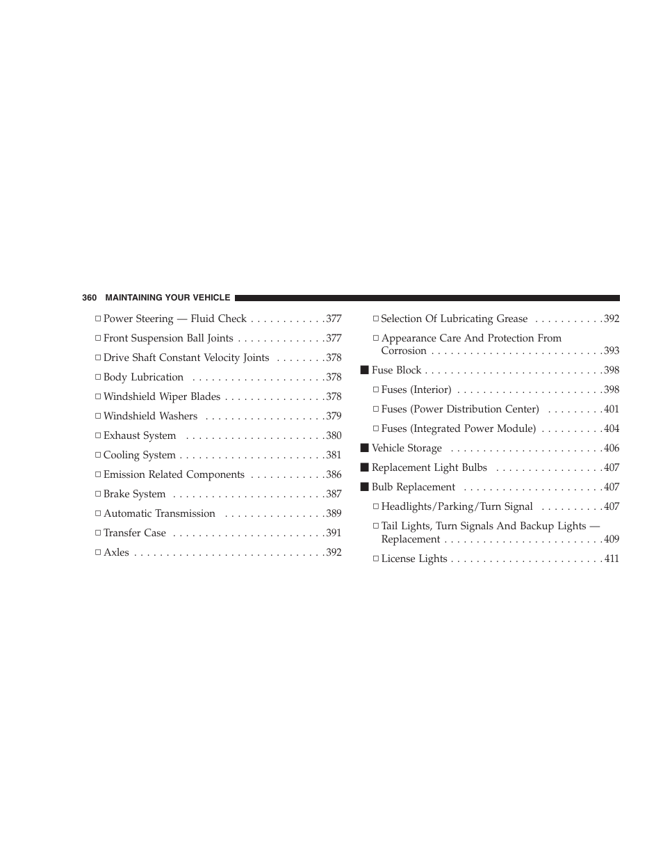 Chrysler 2007 Aspen User Manual | Page 360 / 472