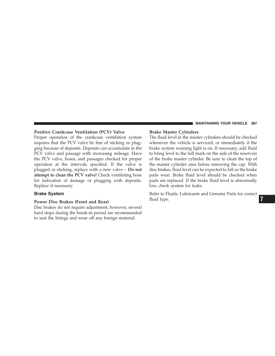 Brake system | Chrysler 2007 Aspen User Manual | Page 387 / 472