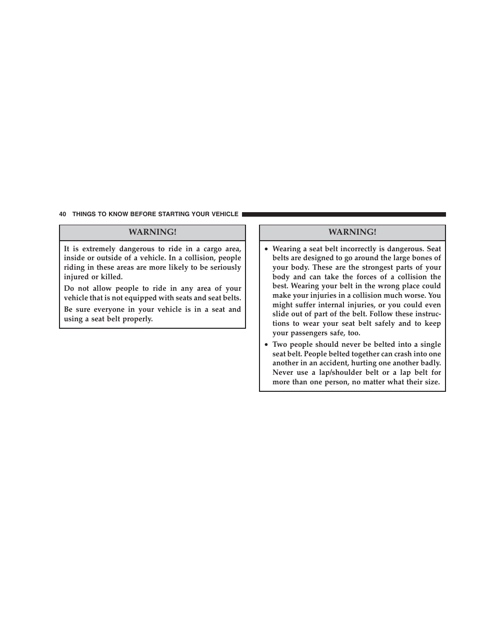 Chrysler 2007 Aspen User Manual | Page 40 / 472