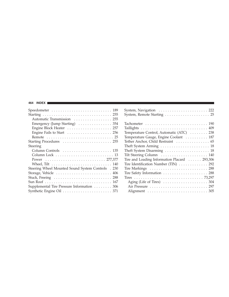Chrysler 2007 Aspen User Manual | Page 464 / 472