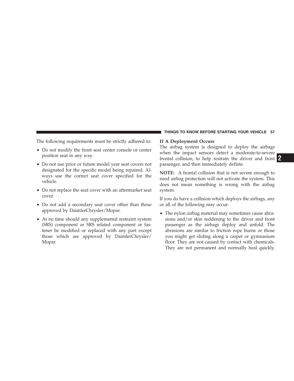 Chrysler 2007 Aspen User Manual | Page 57 / 472