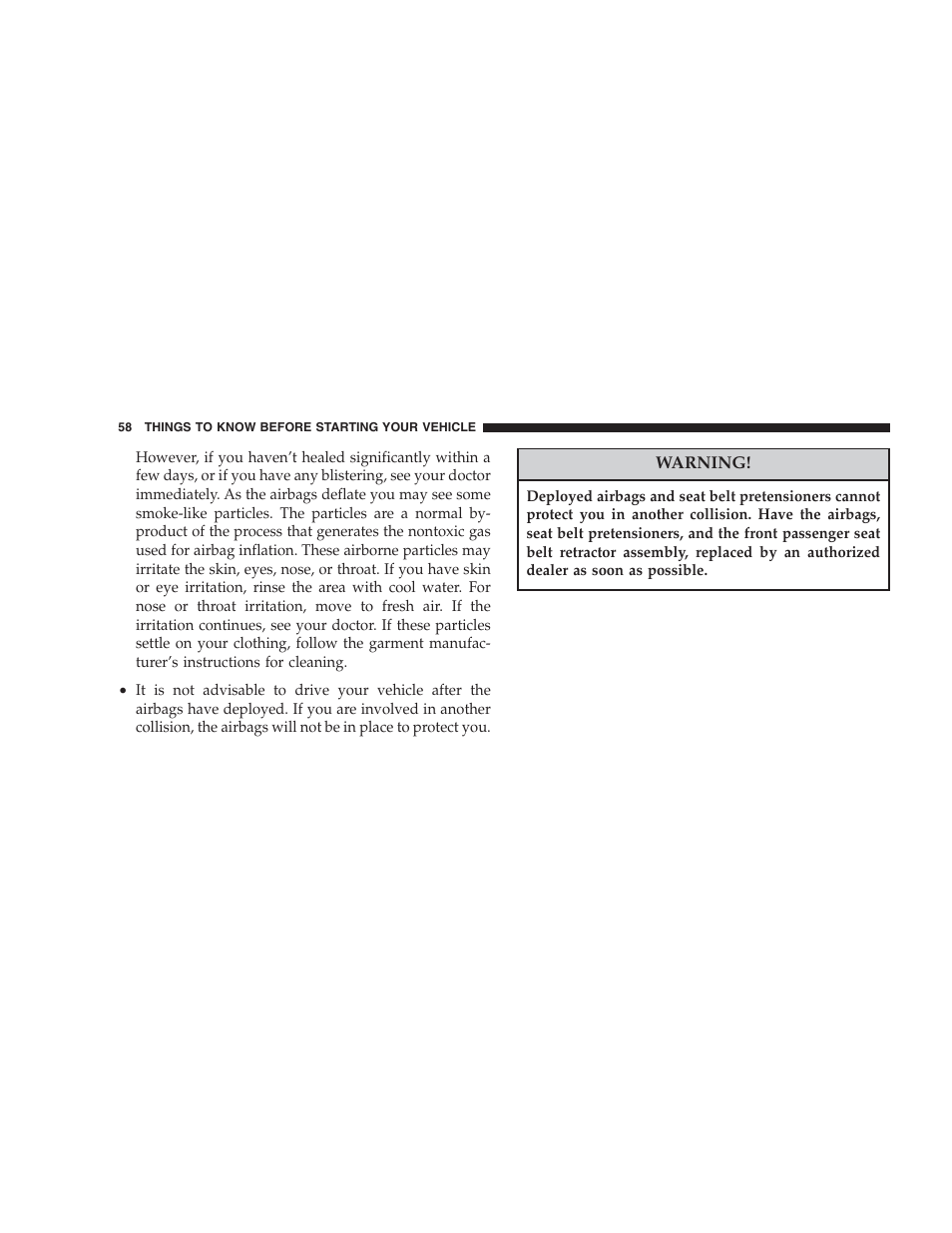 Chrysler 2007 Aspen User Manual | Page 58 / 472