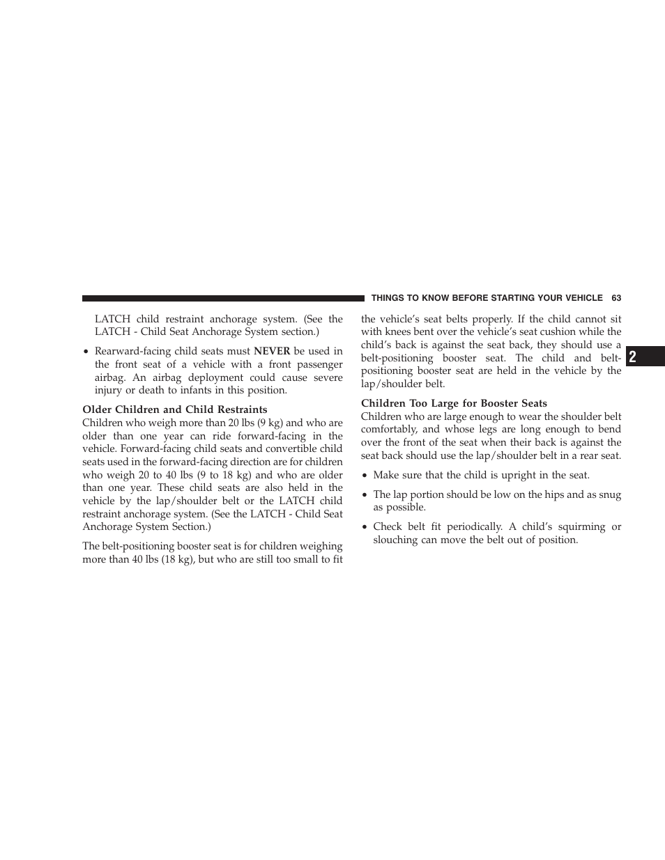 Chrysler 2007 Aspen User Manual | Page 63 / 472