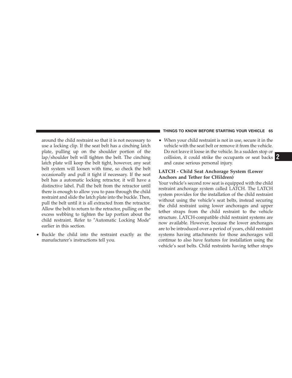 Chrysler 2007 Aspen User Manual | Page 65 / 472