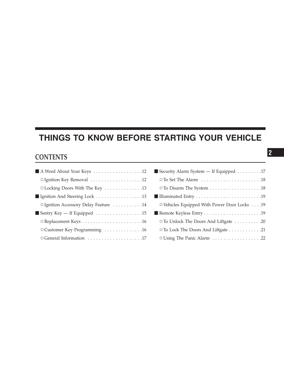 Chrysler 2007 Aspen User Manual | Page 9 / 472