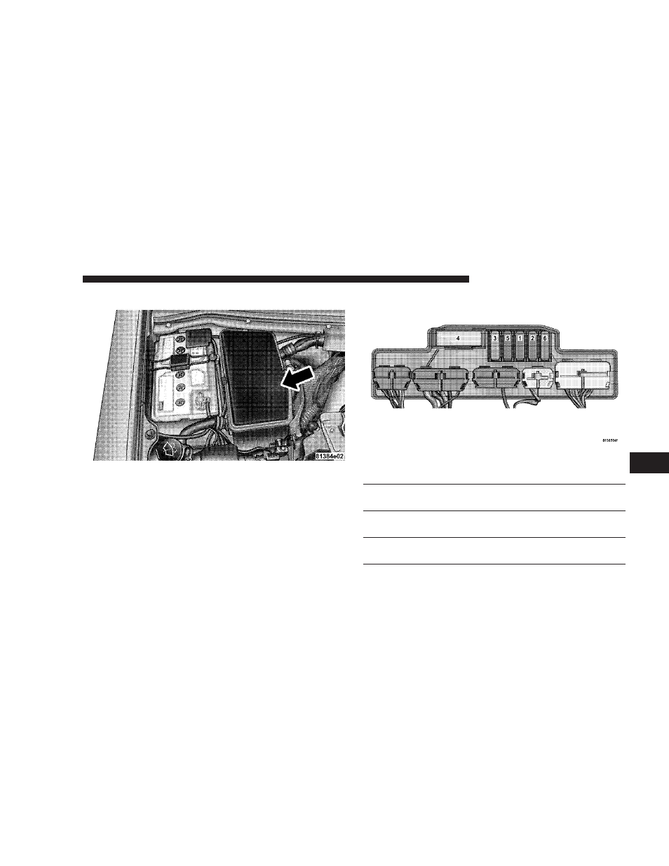 Relay control module fuses | Chrysler 2007 Crossfire User Manual | Page 257 / 299