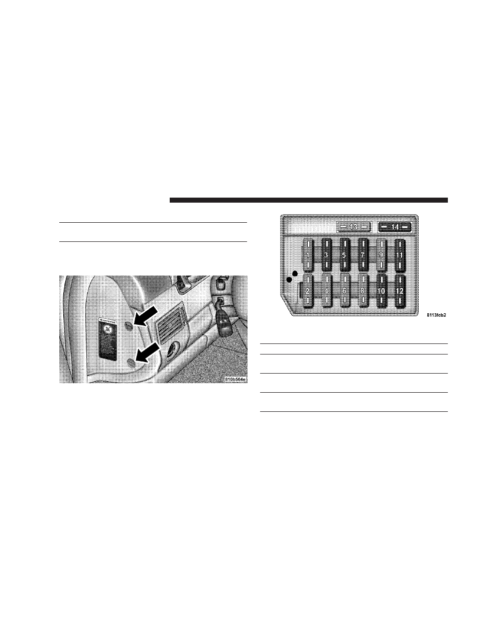 Interior fuses | Chrysler 2007 Crossfire User Manual | Page 258 / 299