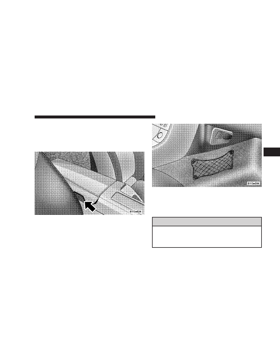 Storage compartments (if equipped) | Chrysler 2007 Crossfire User Manual | Page 73 / 299