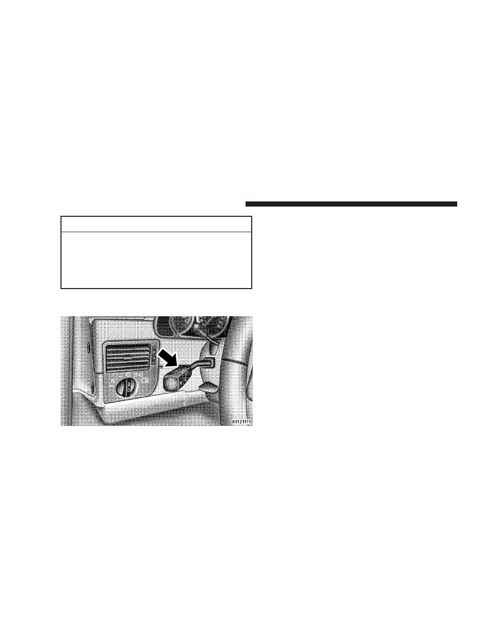 Multifunction control lever, Turn signals | Chrysler 2007 Crossfire User Manual | Page 88 / 299