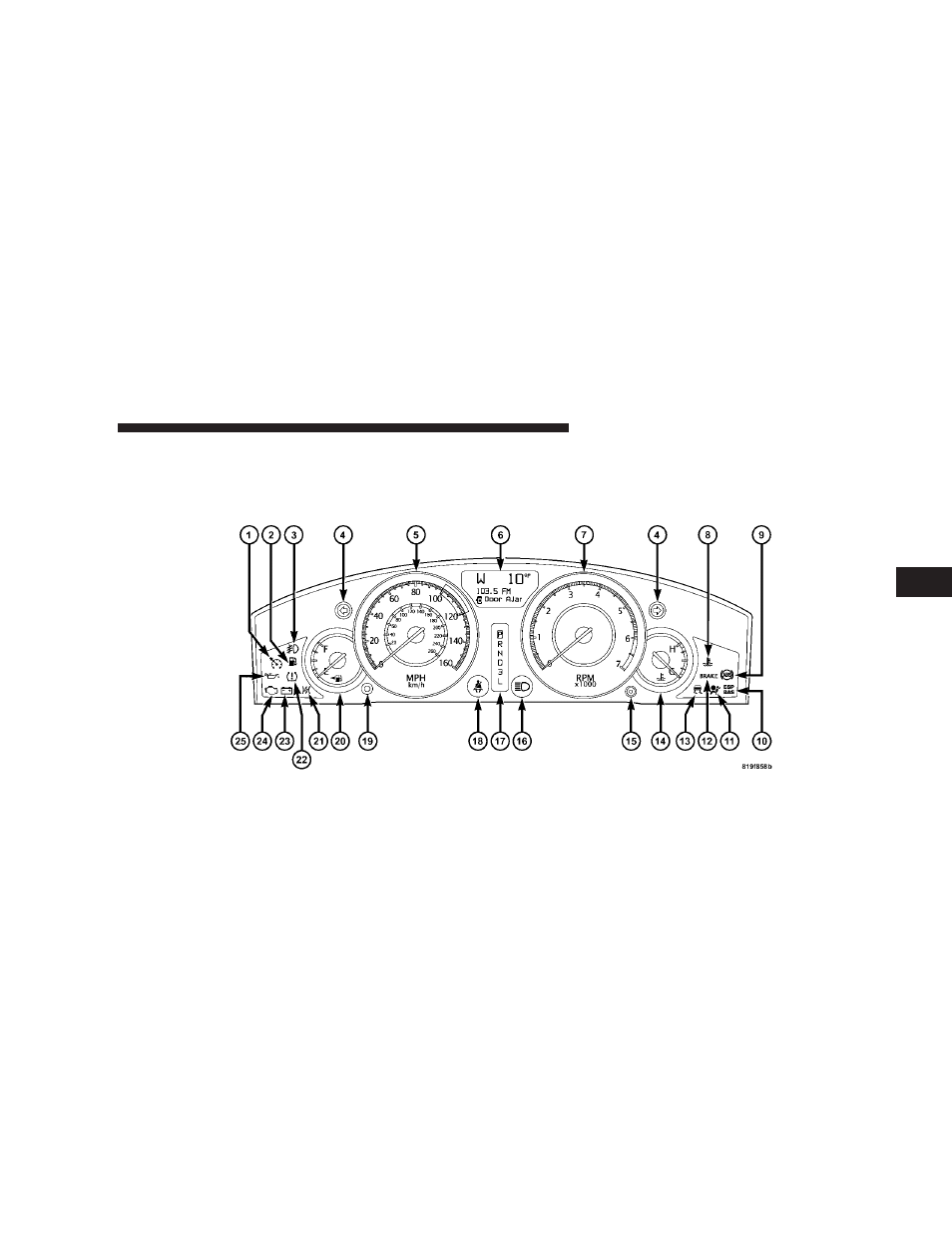 Premium instrument cluster | Chrysler 2008 300 User Manual | Page 201 / 519