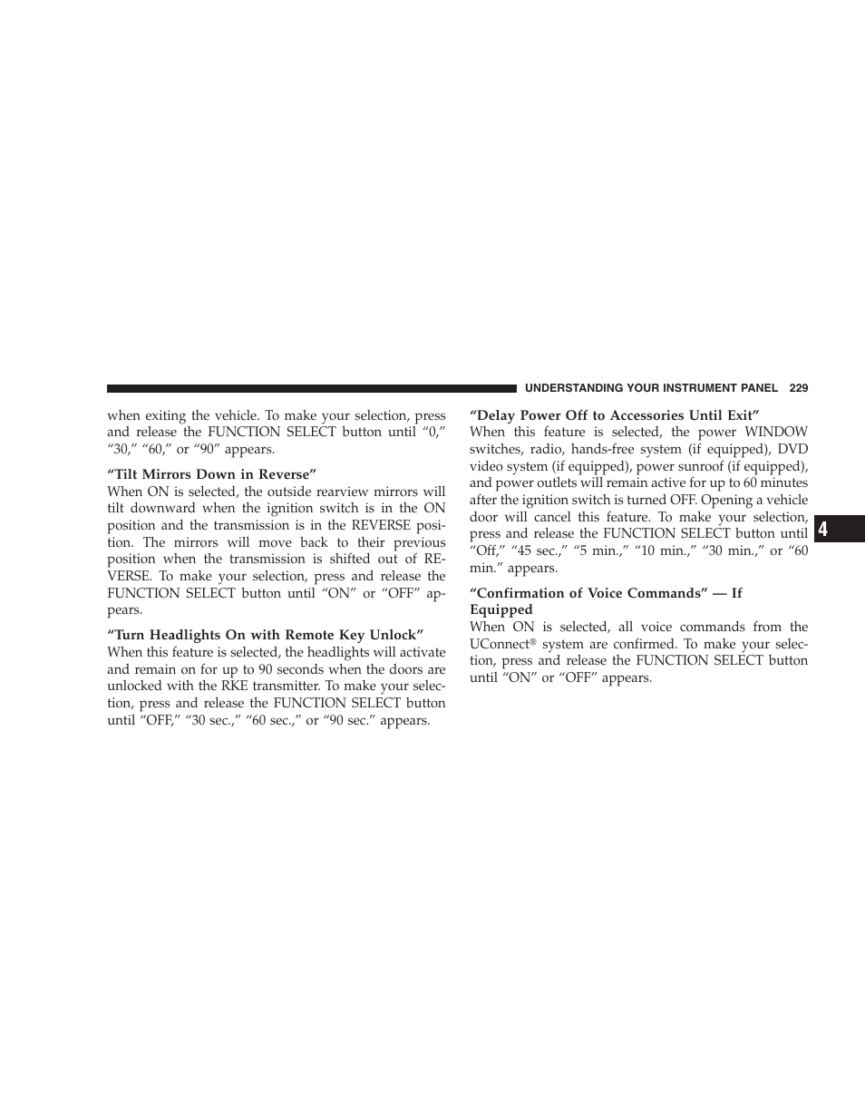 Setting the analog clock, Radio general information | Chrysler 2008 300 SRT User Manual | Page 231 / 482