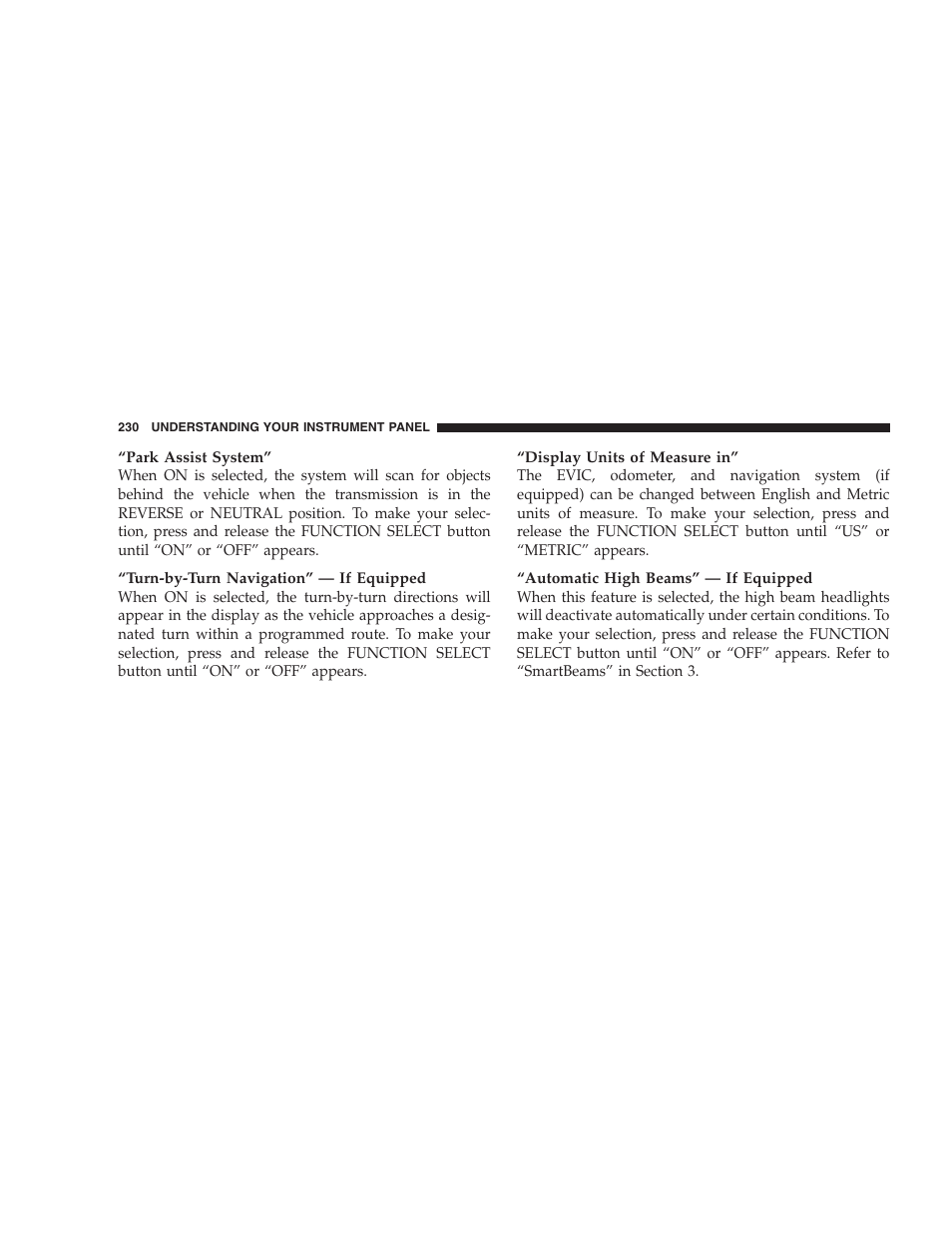 Radio broadcast signals, Two types of signals, Electrical disturbances | Am reception, Fm reception | Chrysler 2008 300 SRT User Manual | Page 232 / 482