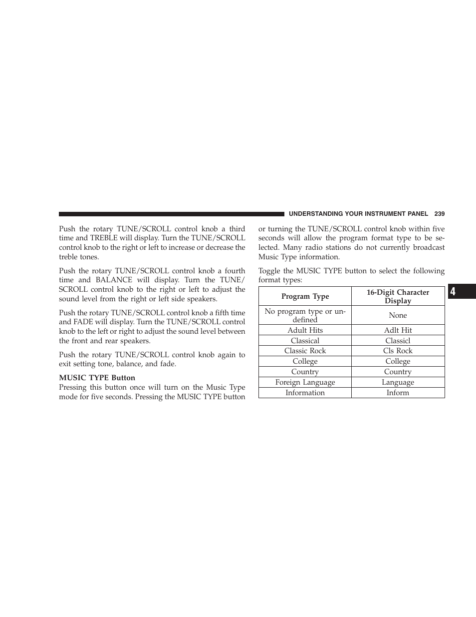 Chrysler 2008 300 SRT User Manual | Page 241 / 482