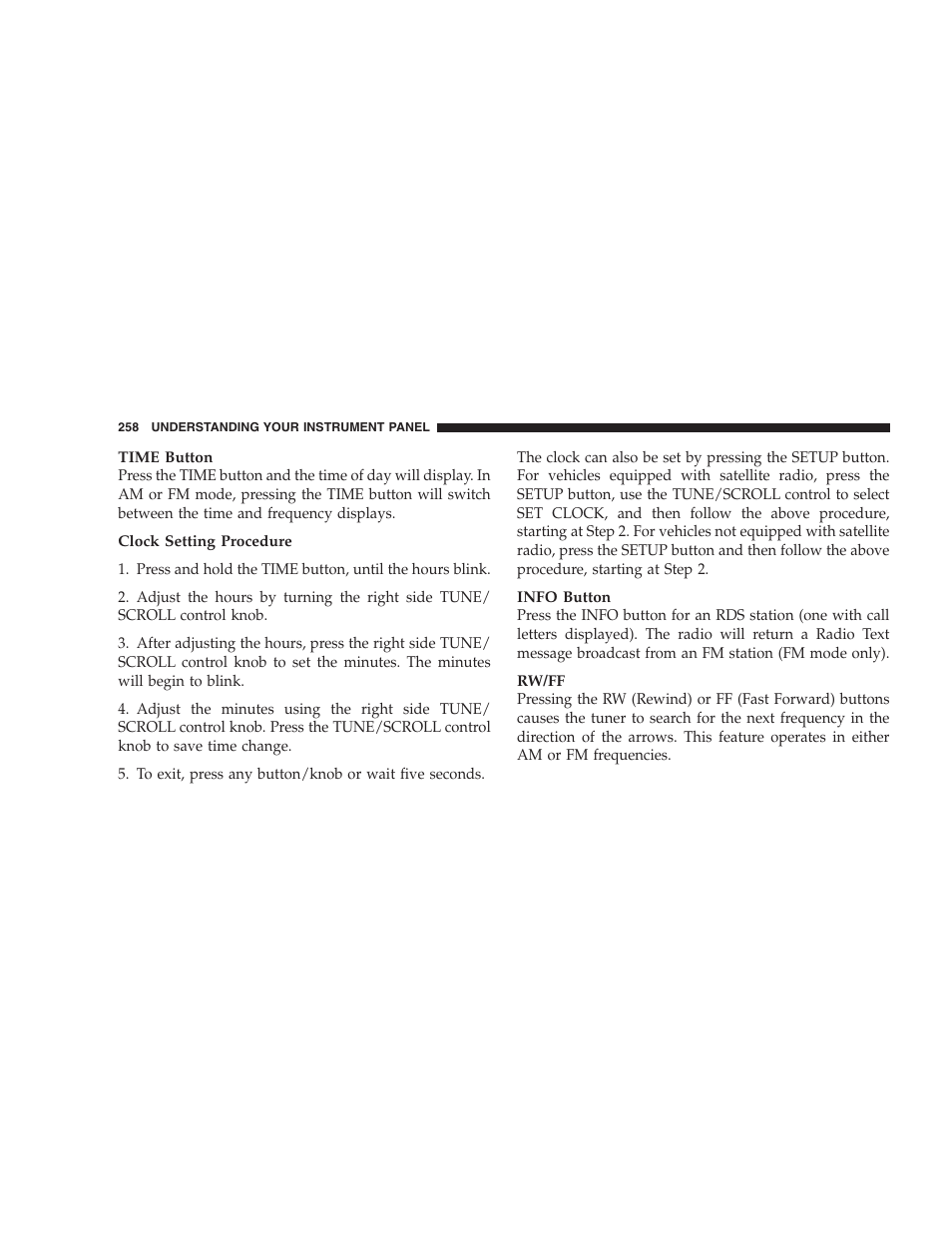 Chrysler 2008 300 SRT User Manual | Page 260 / 482