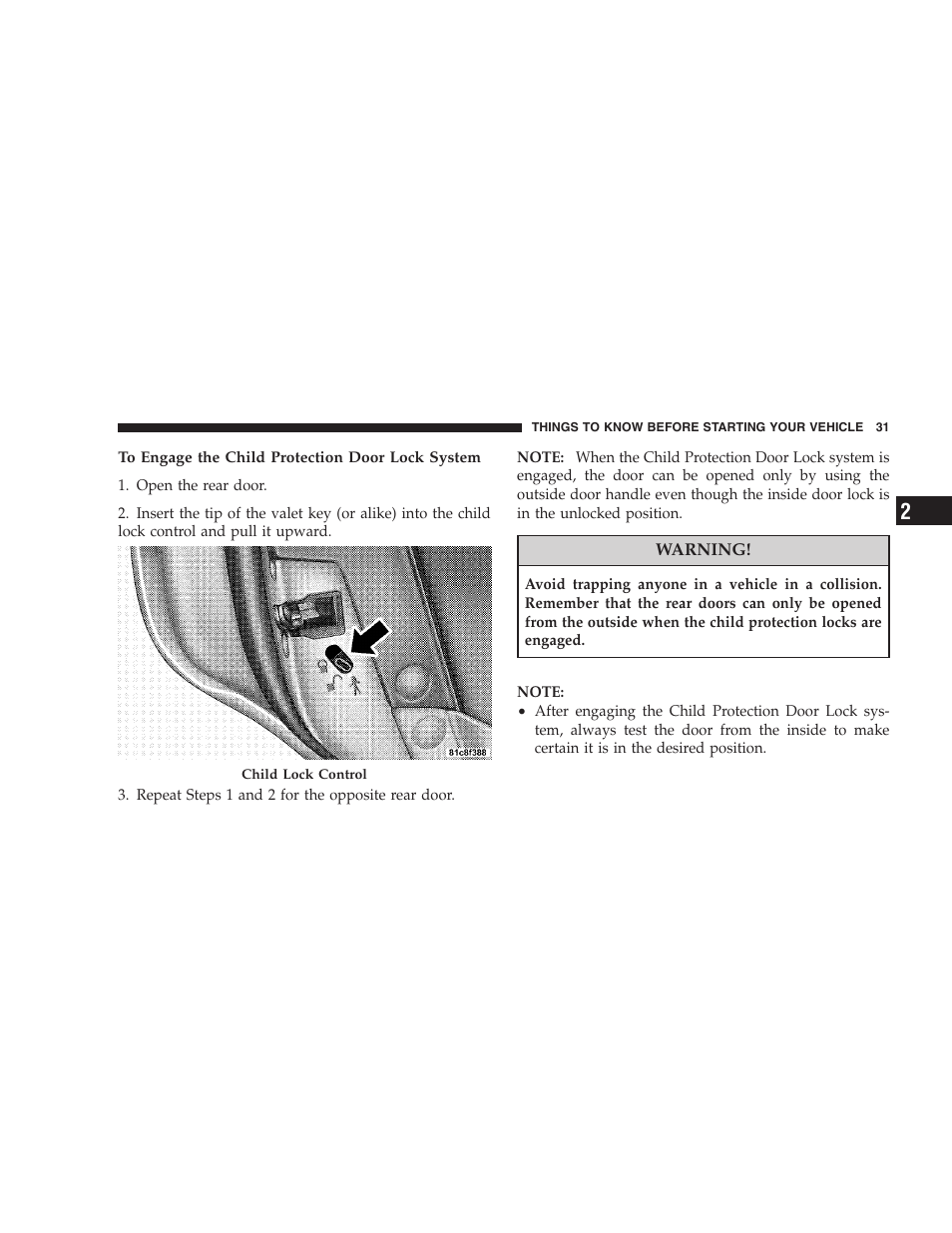 Chrysler 2008 300 SRT User Manual | Page 33 / 482