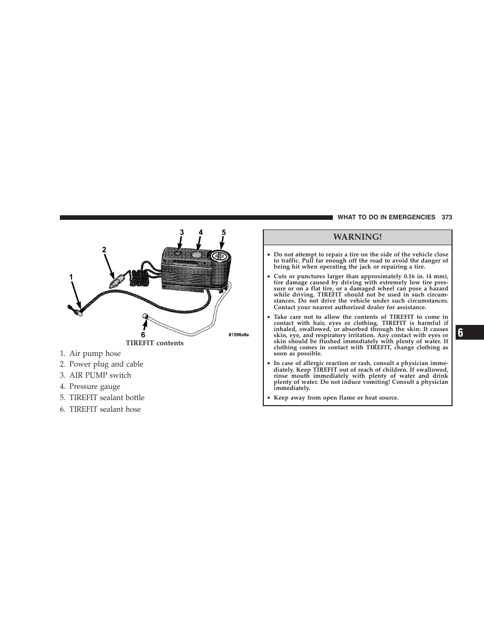 If your engine overheats, Warning | Chrysler 2008 300 SRT User Manual | Page 375 / 482