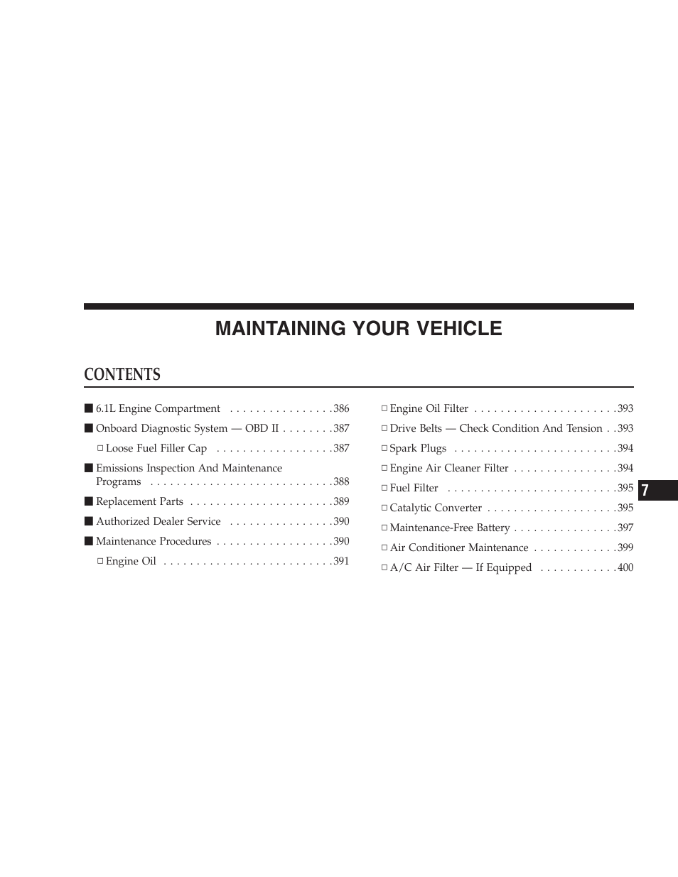 Chrysler 2008 300 SRT User Manual | Page 385 / 482