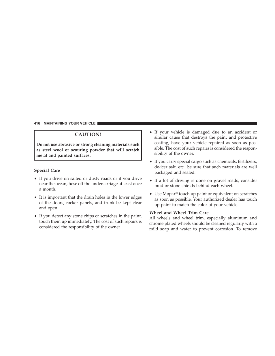 Chrysler 2008 300 SRT User Manual | Page 418 / 482