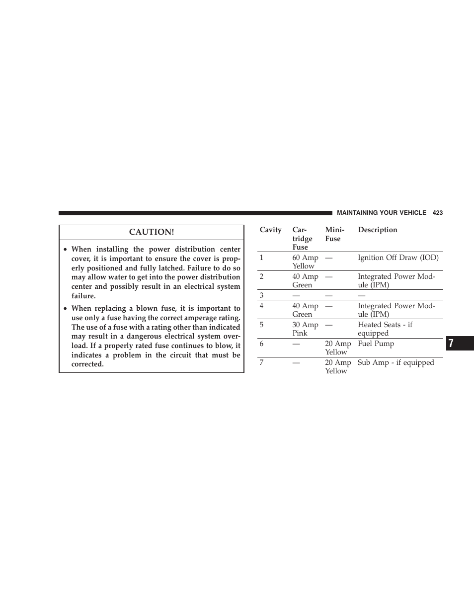 Chrysler 2008 300 SRT User Manual | Page 425 / 482