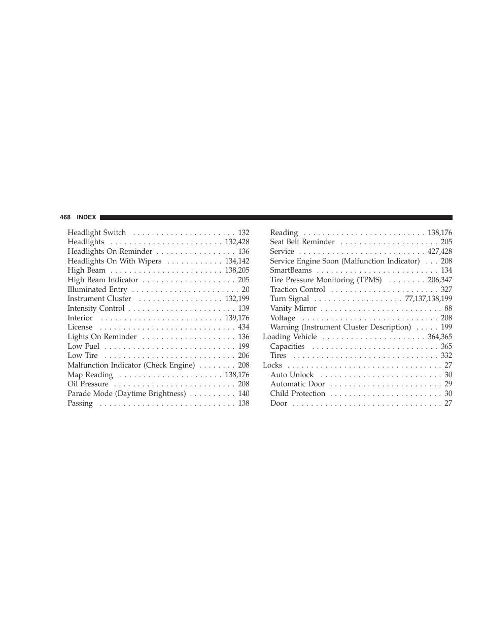 Chrysler 2008 300 SRT User Manual | Page 470 / 482