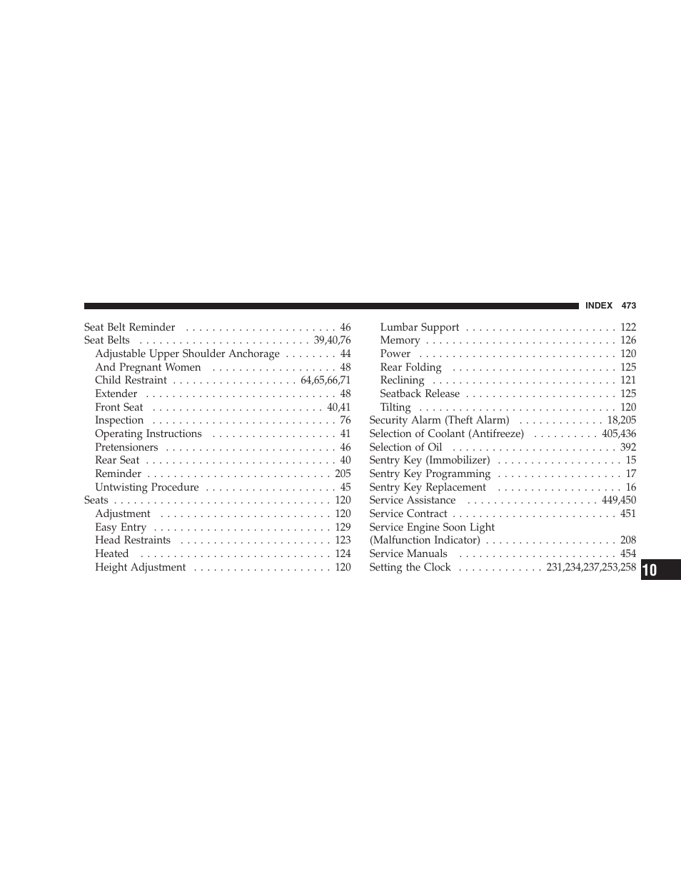 Chrysler 2008 300 SRT User Manual | Page 475 / 482