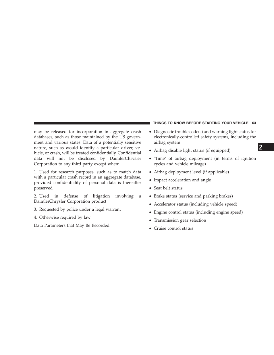 Child restraint | Chrysler 2008 300 SRT User Manual | Page 65 / 482