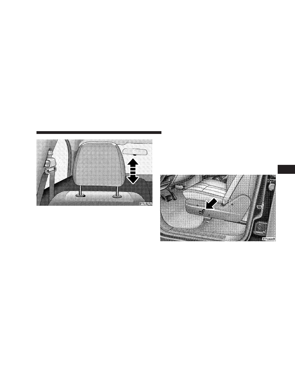 Way drivers power seat - if equipped, Way driver’s power seat — if equipped | Chrysler 2008 Aspen User Manual | Page 124 / 479