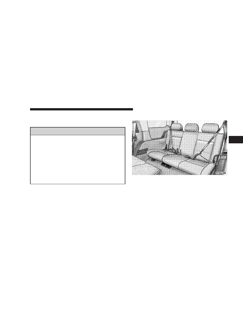 Third row 60/40 folding - if equipped, Third row 60/40 folding — if equipped | Chrysler 2008 Aspen User Manual | Page 136 / 479