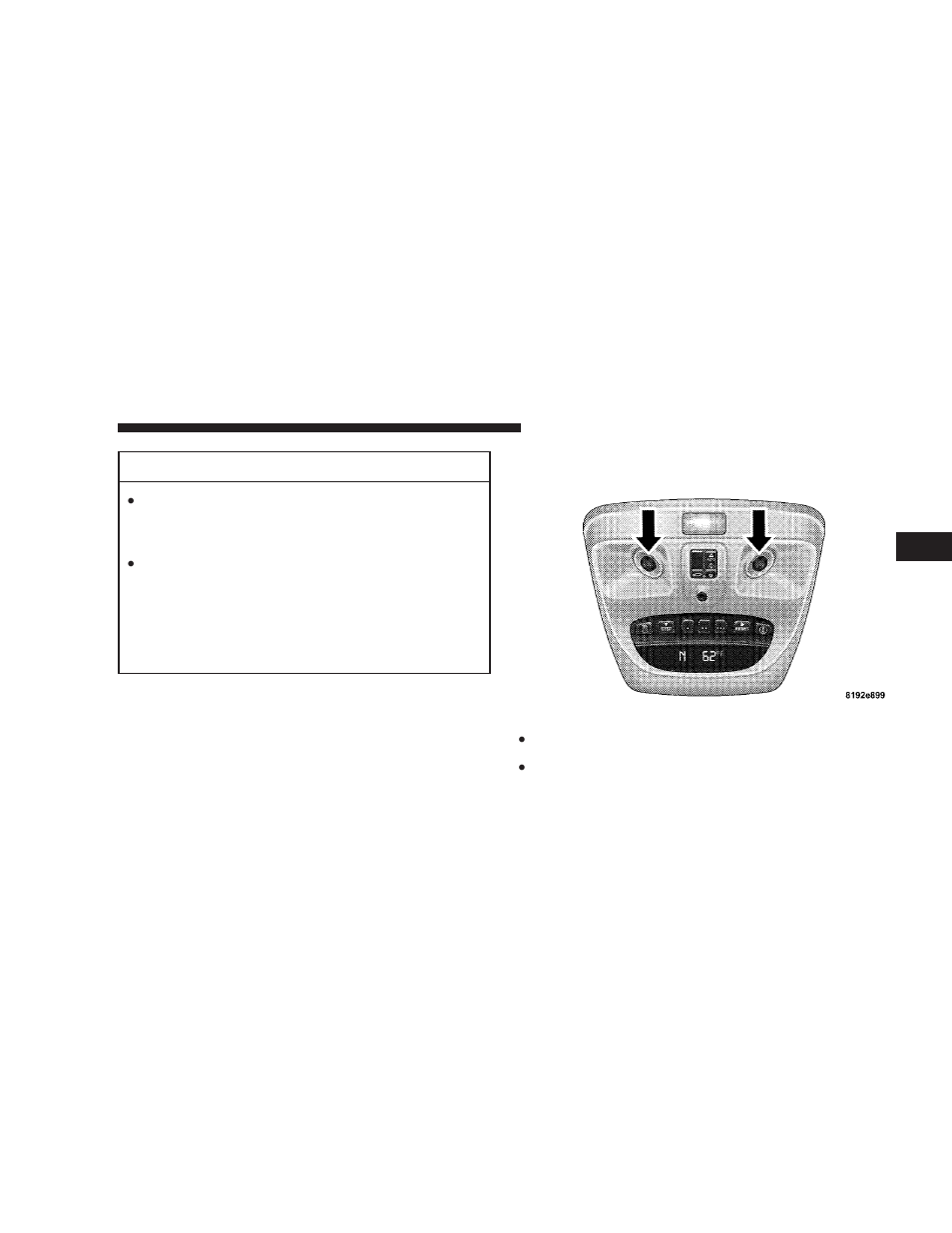 Overhead console | Chrysler 2008 Aspen User Manual | Page 166 / 479