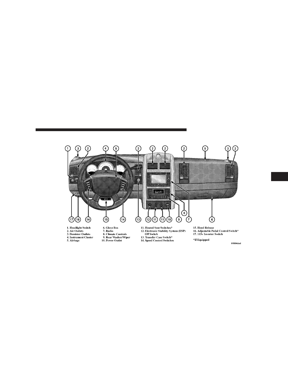 Instruments and controls | Chrysler 2008 Aspen User Manual | Page 202 / 479