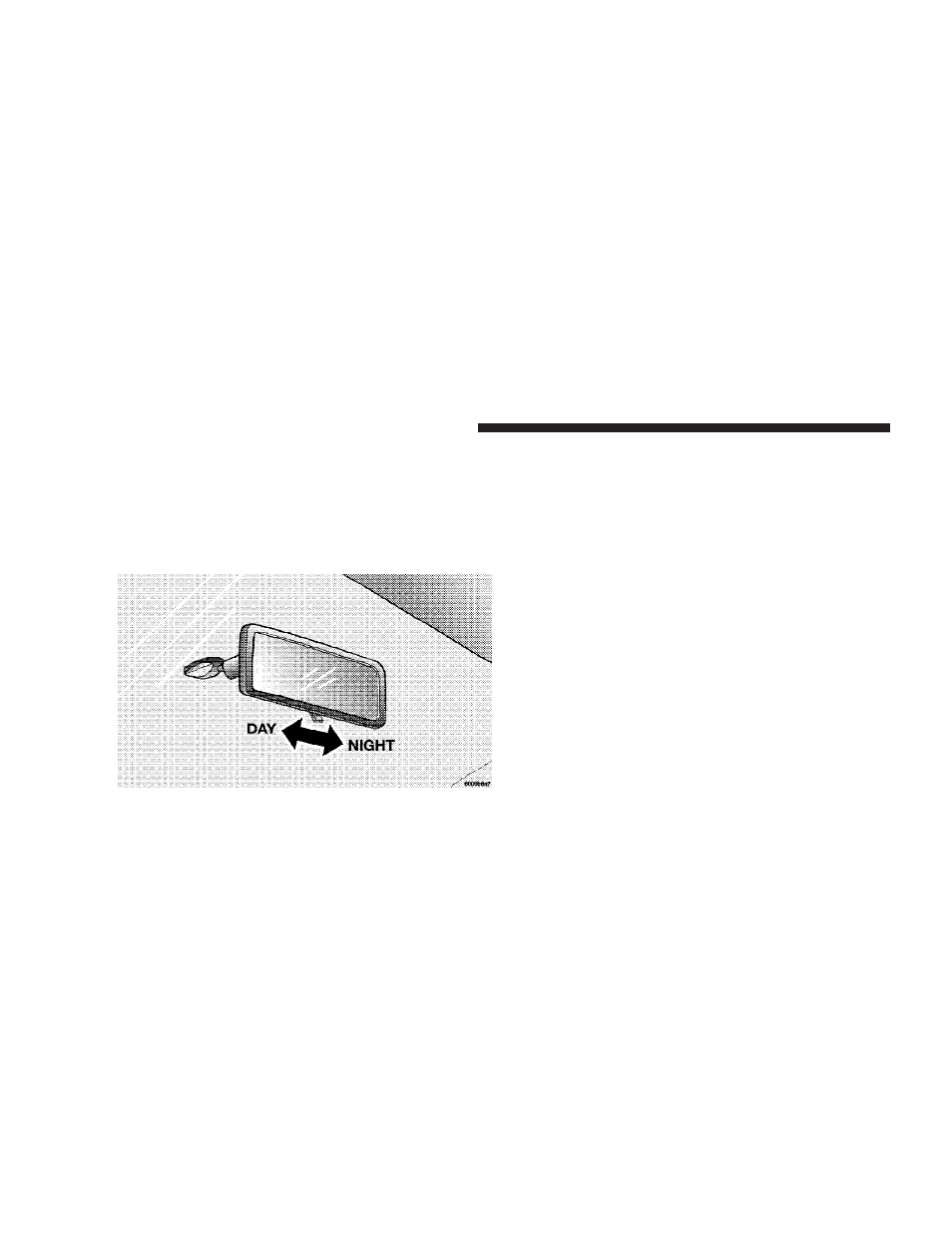 Mirrors, Inside day/night mirror, Automatic dimming mirror - if equipped | Automatic dimming mirror — if equipped | Chrysler 2008 Aspen User Manual | Page 85 / 479