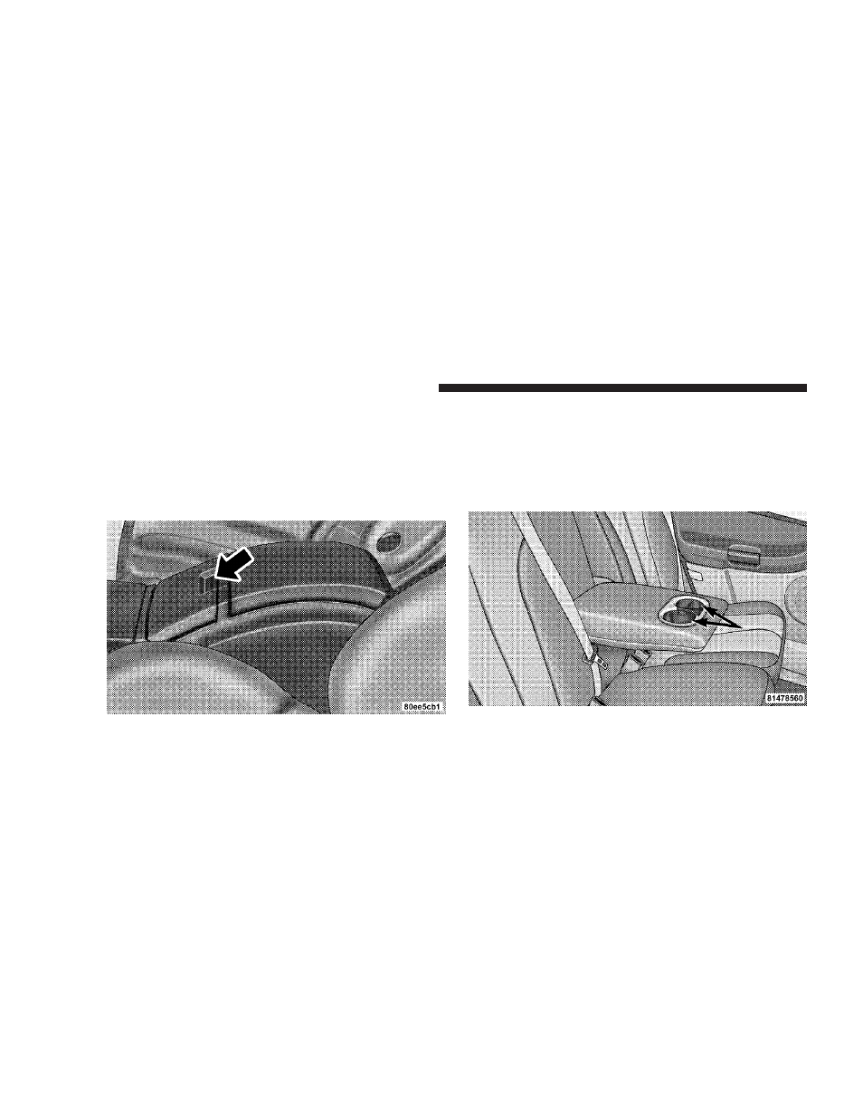Cupholders, Front seat cupholders, Second row seat cupholders | Chrysler 2008 Pacifica User Manual | Page 174 / 457