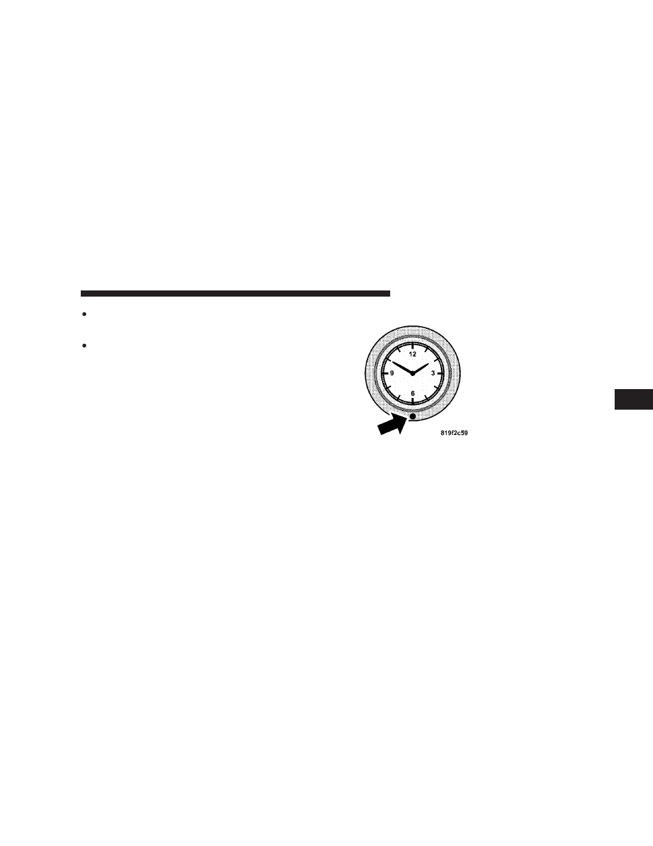 Setting the analog clock, Electronic digital clock | Chrysler 2008 Pacifica User Manual | Page 209 / 457