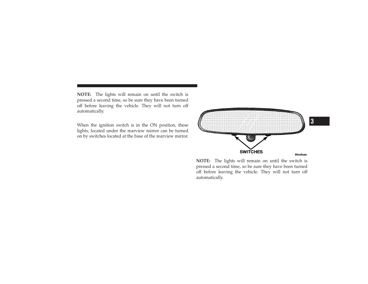 Map/reading lights (convertible) | Chrysler 2008 PT Cruiser User Manual | Page 187 / 491