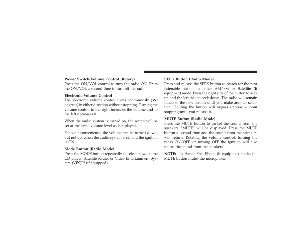 Chrysler 2008 PT Cruiser User Manual | Page 262 / 491