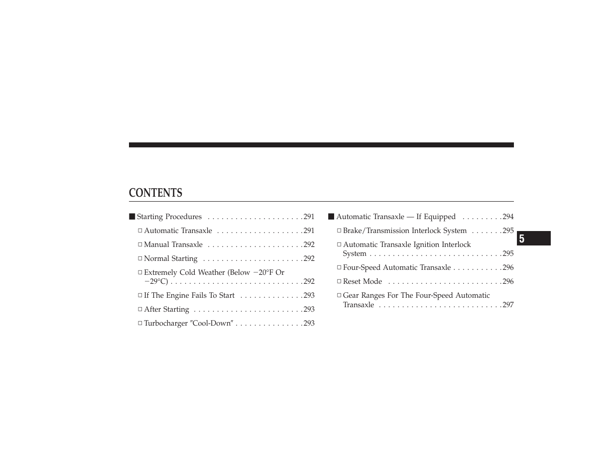 Chrysler 2008 PT Cruiser User Manual | Page 289 / 491