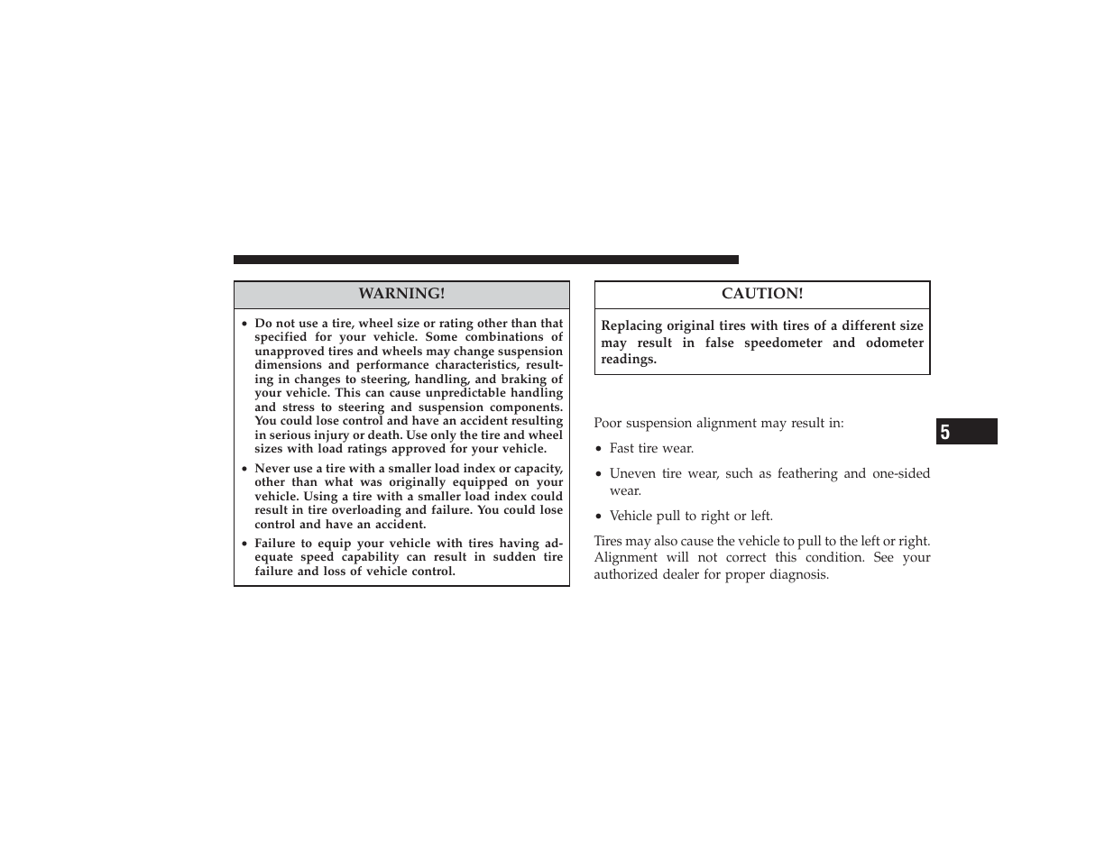 Alignment and balance | Chrysler 2008 PT Cruiser User Manual | Page 331 / 491