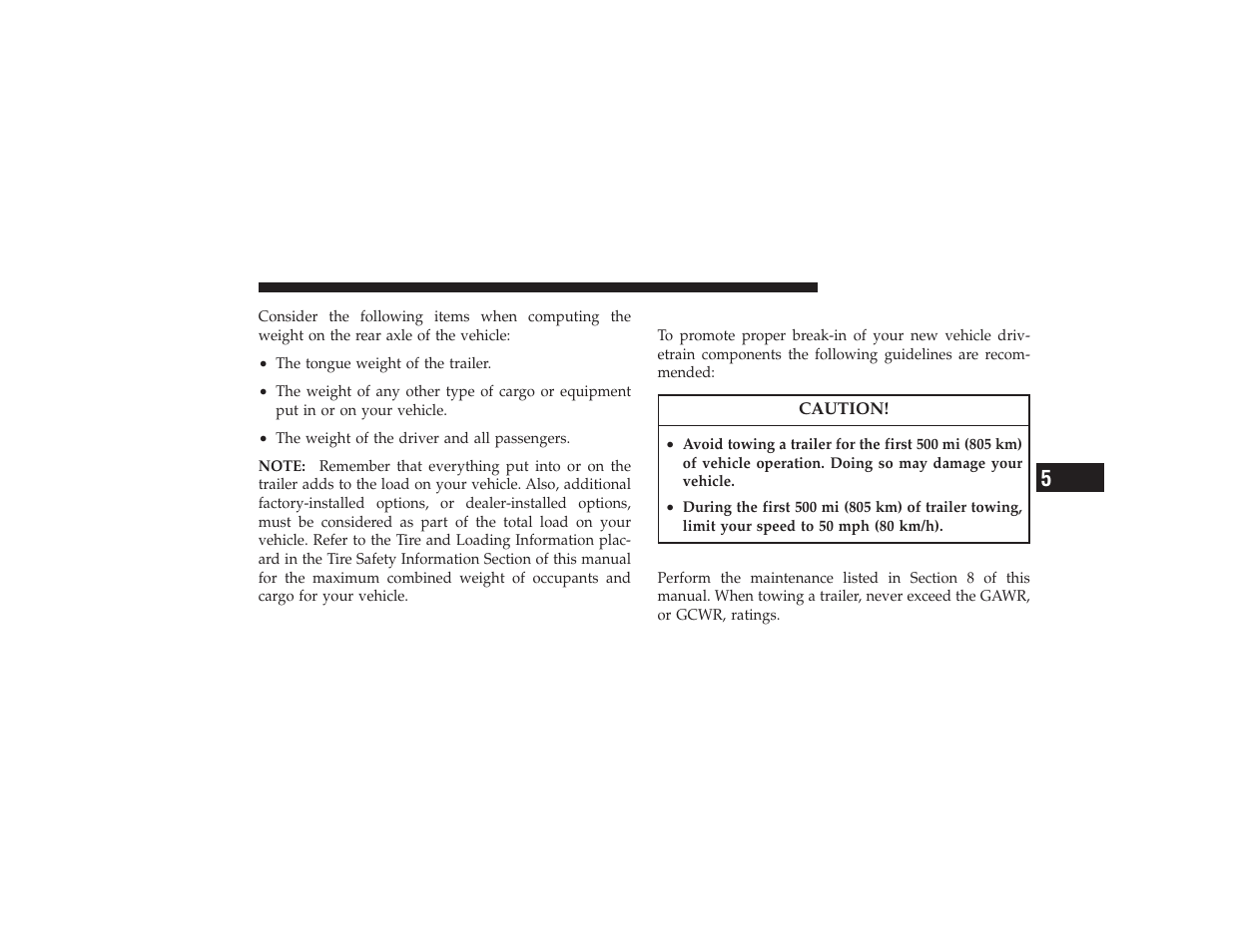 Towing requirements | Chrysler 2008 PT Cruiser User Manual | Page 351 / 491