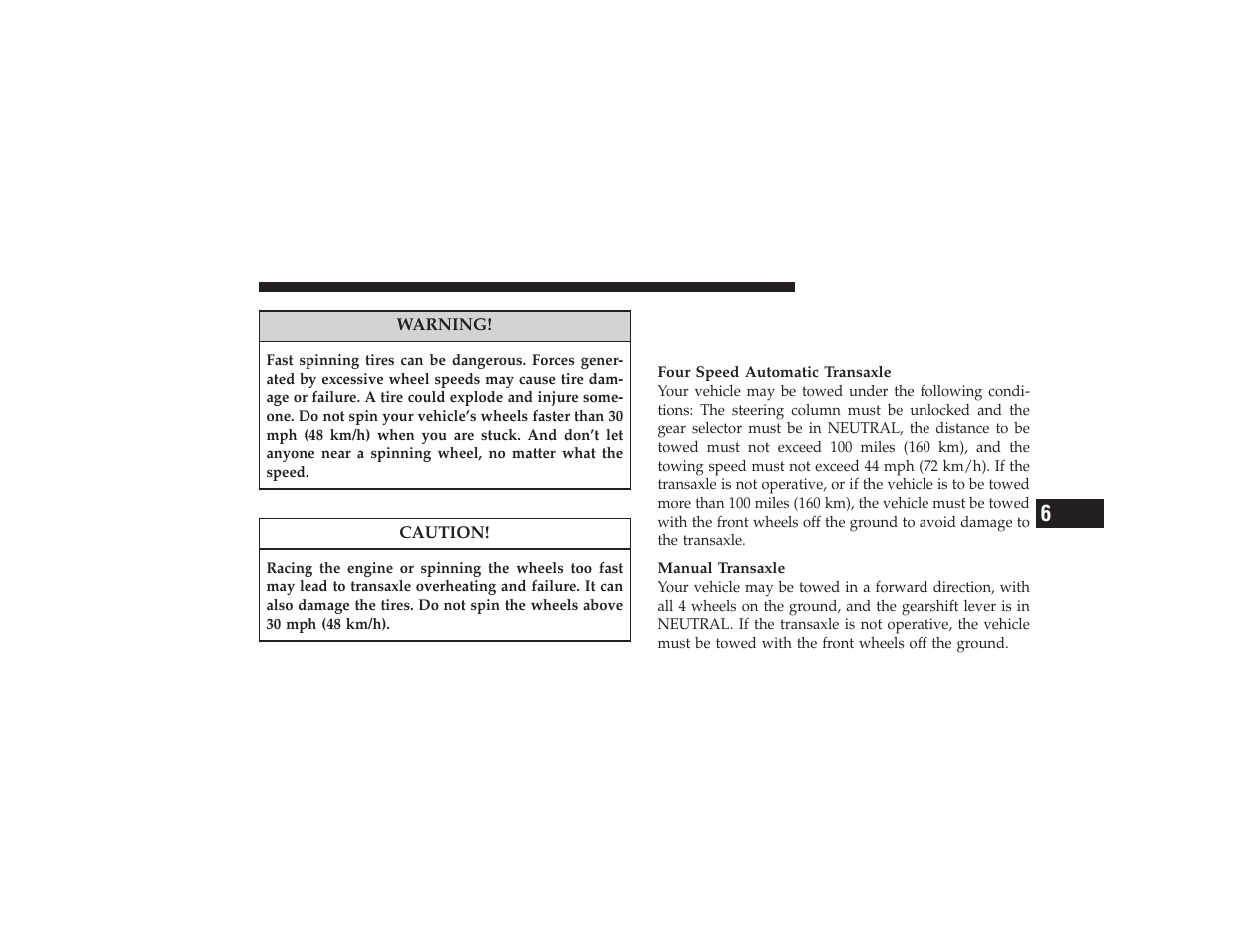 Towing a disabled vehicle, With ignition key | Chrysler 2008 PT Cruiser User Manual | Page 373 / 491