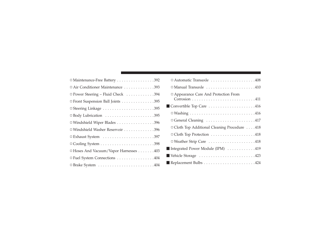 Chrysler 2008 PT Cruiser User Manual | Page 378 / 491