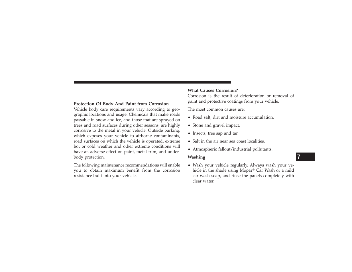 Appearance care and protection from corrosion, Appearance care and protection from, Corrosion | Chrysler 2008 PT Cruiser User Manual | Page 413 / 491